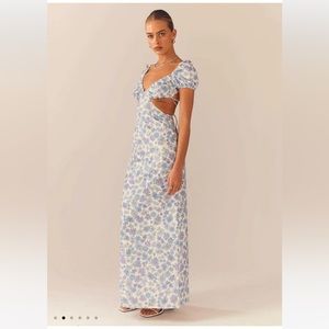 Peppermayo secret garden maxi dress - daisy chain